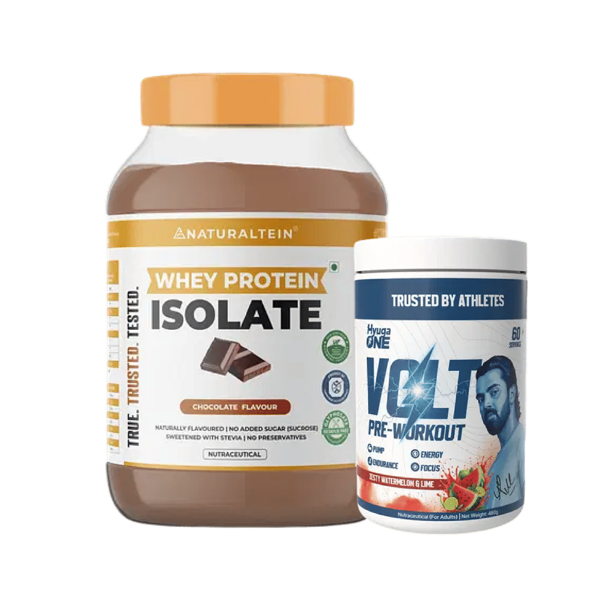 NATURALTEIN Whey Protein Isolate Chocolate - 1 kg & Hyuga One VOLT Pre-Workout Powder(Zesty Watermelon & Lime, Clinically Dosed Energy, Focus , 100...
NATURALTEIN Whey Protein Isolate Chocolate - 1 kg & Hyuga One VOLT Pre-Workout Powder(Zesty Watermelon & Lime, Clinically Dosed Energy, Focus , 100...