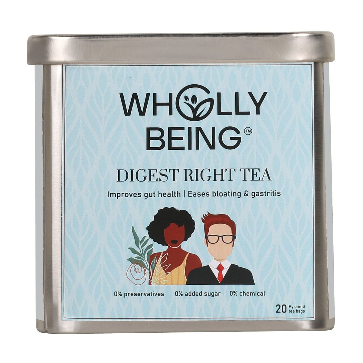 Wholly Being-Digest Right Tea for better digestion & gut health with Anantmool, Moringa, star Anise etc (20 tea bags)
Wholly Being-Digest Right Tea for better digestion & gut health with Anantmool, Moringa, star Anise etc (20 tea bags)