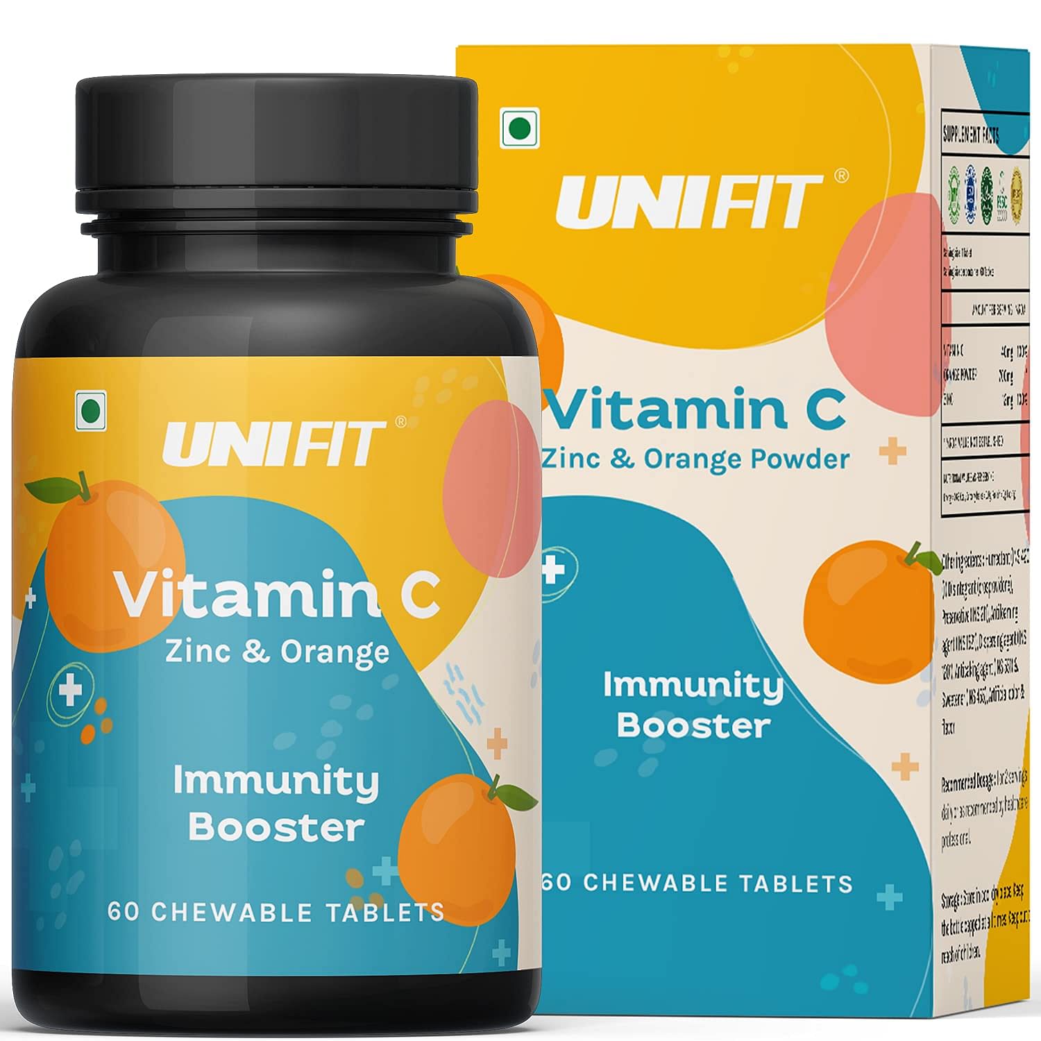 UNIFIT Vitamin C Chewable Tablets With Zinc and Orange Extract, Immunity Booster, Antioxidant And Skin Care Support, Vitamin C with Zinc in Orange ...
UNIFIT Vitamin C Chewable Tablets With Zinc and Orange Extract, Immunity Booster, Antioxidant And Skin Care Support, Vitamin C with Zinc in Orange ...
