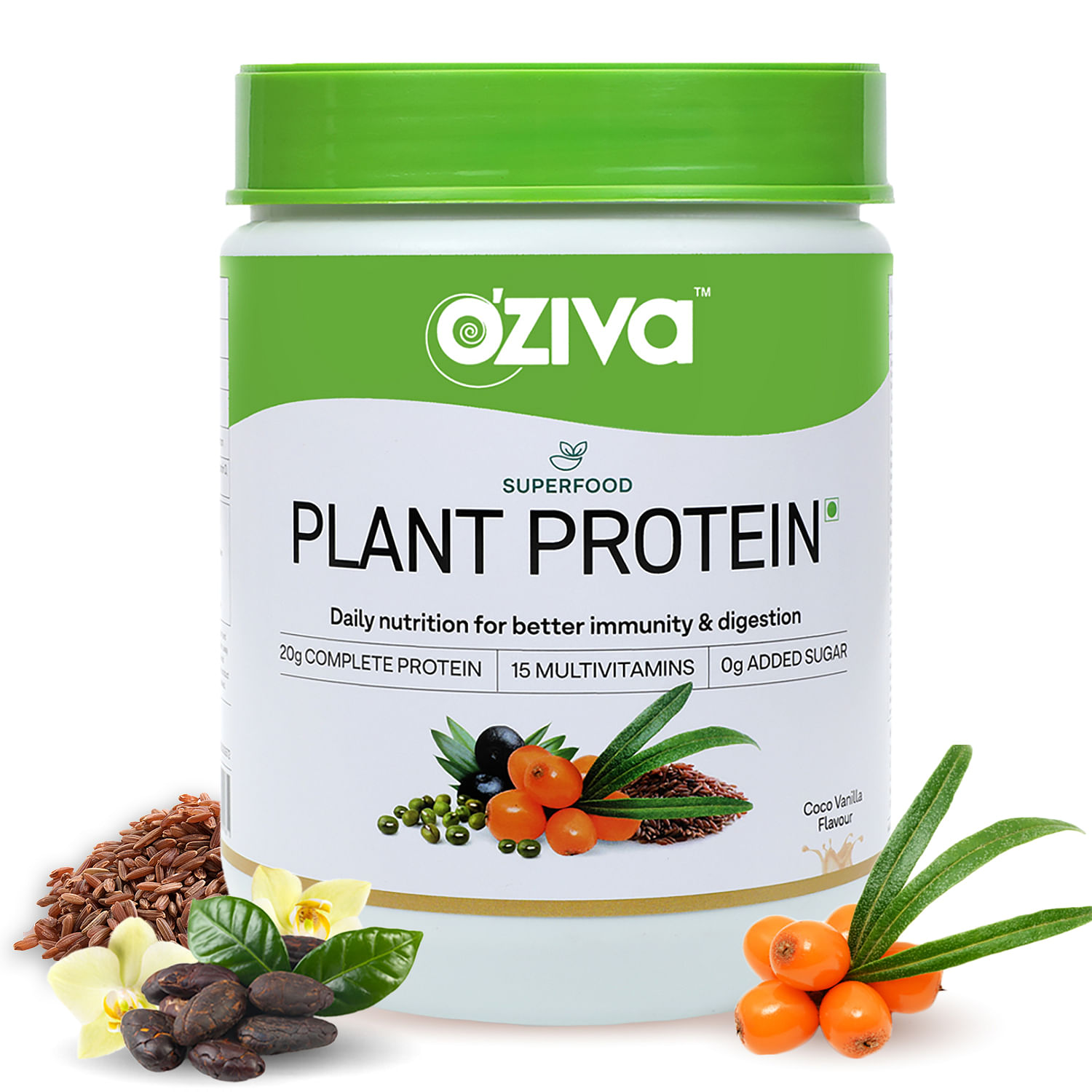 Oziva Superfood Plant Protein Powder For Men & Women | Coco Vanilla 500G | 20G Of Complete Vegan Protein Powder With Essential Vitamins & Minerals ...
Oziva Superfood Plant Protein Powder For Men & Women | Coco Vanilla 500G | 20G Of Complete Vegan Protein Powder With Essential Vitamins & Minerals ...