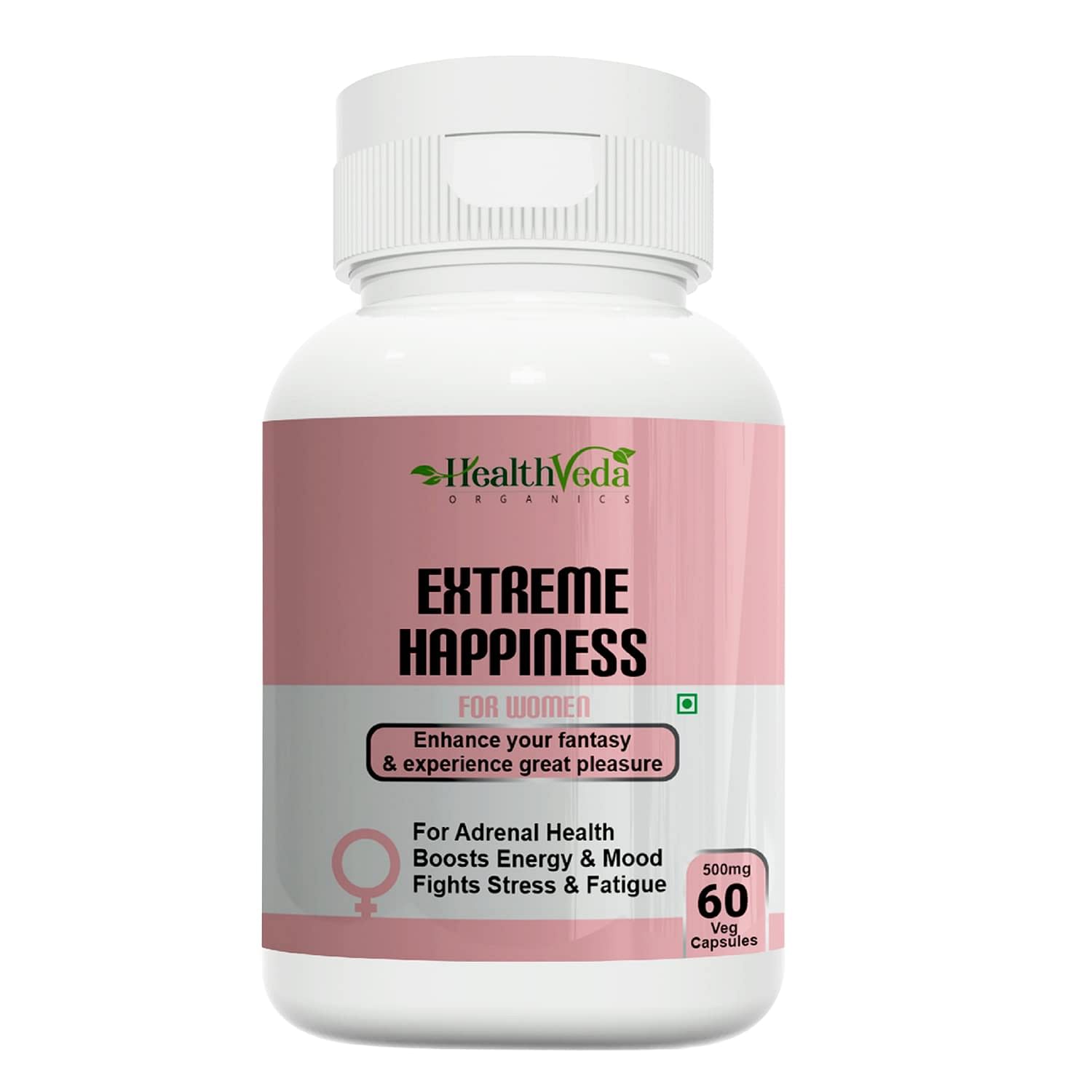 Health Veda Organics Extreme Happiness Capsules for Boosting stamina & Energy Levels, 60 Capsules for Women
Health Veda Organics Extreme Happiness Capsules for Boosting stamina & Energy Levels, 60 Capsules for Women