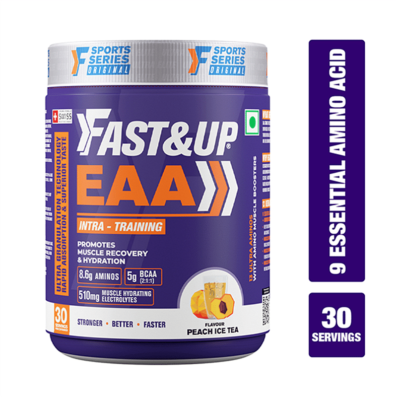 Fast & Up EAA Intra - Training/Workout drink (EAAx9) with BCAA+Electrolyte Blend+Vitamin Booster helps provide Muscle Recovery|Hydration|Performanc...
Fast & Up EAA Intra - Training/Workout drink (EAAx9) with BCAA+Electrolyte Blend+Vitamin Booster helps provide Muscle Recovery|Hydration|Performanc...