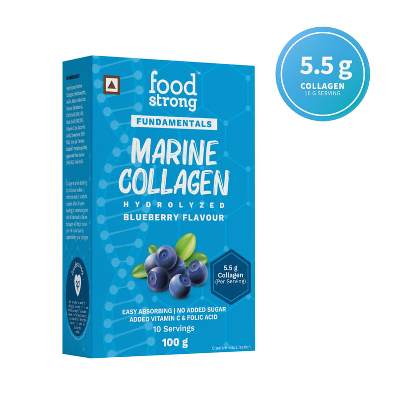 Foodstrong Fundamentals Hydrolyzed Marine Collagen Powder With Vitamin C, Iron and Folic Acid, For Women and Men, 5.5 g Collagen Per Serving, For S...
Foodstrong Fundamentals Hydrolyzed Marine Collagen Powder With Vitamin C, Iron and Folic Acid, For Women and Men, 5.5 g Collagen Per Serving, For S...