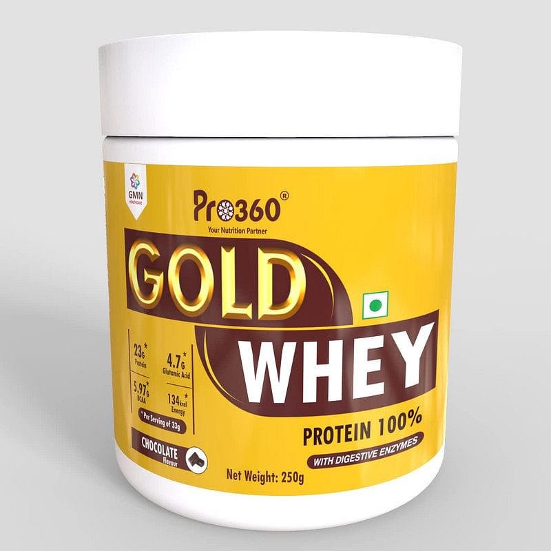 Pro360 Gold Whey Protein - Chocolate Flavored - (100% Whey Protein with Digestive Enzymes, 23g Protein, 5.97g BCAA, 4.7g Glutamic Acid per Serving)...
Pro360 Gold Whey Protein - Chocolate Flavored - (100% Whey Protein with Digestive Enzymes, 23g Protein, 5.97g BCAA, 4.7g Glutamic Acid per Serving)...