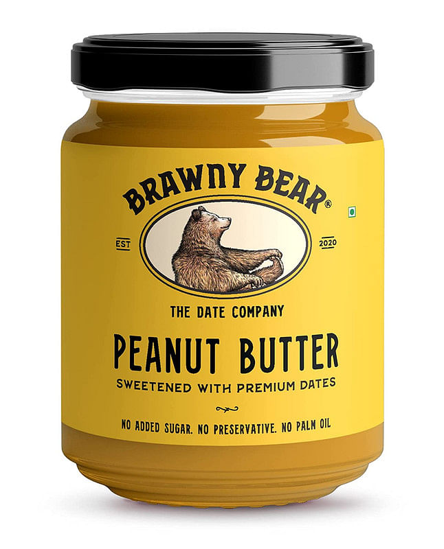 Brawny Bear Peanut Butter Sweetened with Dates 24h Stone Ground No Added Sugar, No Additives Diet Friendly - 200g
Brawny Bear Peanut Butter Sweetened with Dates 24h Stone Ground No Added Sugar, No Additives Diet Friendly - 200g