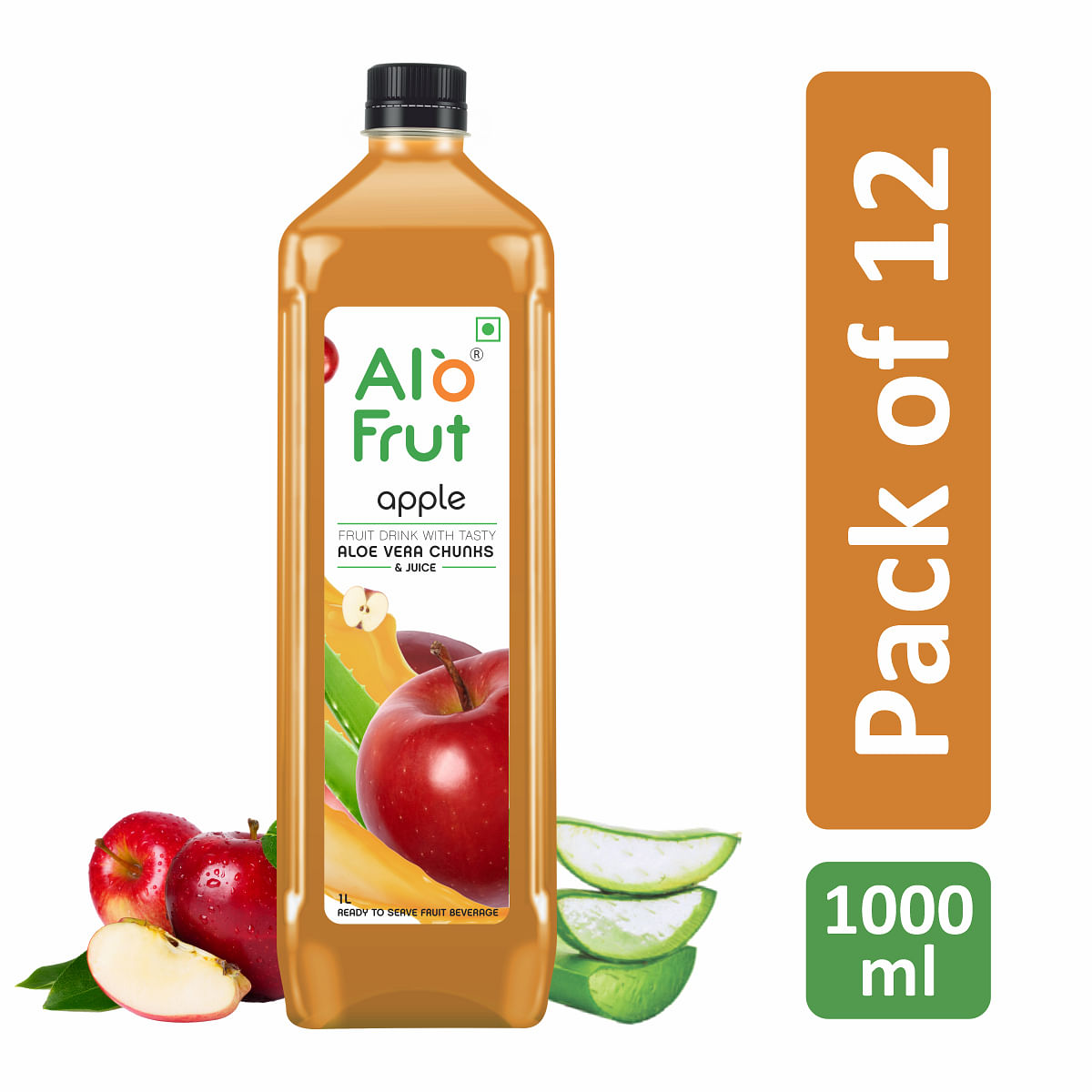 Alo frut Apple Fruit Drink with Tasty Aloevera Chunks & Juice|Goodness of Fruit With Aloevera Chunks|Ready-to-Serve Fruit Juice |Apple Juice -1000m...
Alo frut Apple Fruit Drink with Tasty Aloevera Chunks & Juice|Goodness of Fruit With Aloevera Chunks|Ready-to-Serve Fruit Juice |Apple Juice -1000m...