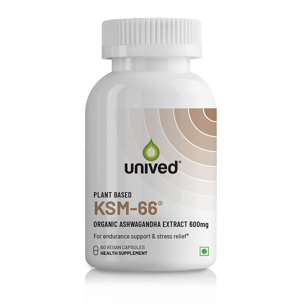 Unived KSM-66 Ashwagandha | 600mg Vegan Full Spectrum Root Extract Standardized to 5% Withanolides | for Stress, Anxiety, Endurance, & Strength (60...
Unived KSM-66 Ashwagandha | 600mg Vegan Full Spectrum Root Extract Standardized to 5% Withanolides | for Stress, Anxiety, Endurance, & Strength (60...