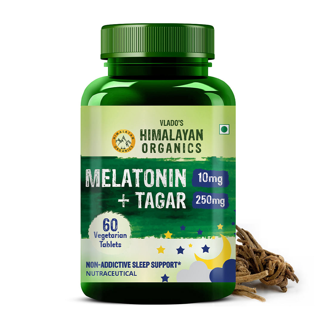 Vlado's Himalayan Organics Melatonin 10Mg + Tagar 250Mg Supplement With Vitamin B6 And Calcium | Non-Habit Forming, Restful Sleep, Improved Focus, ...
Vlado's Himalayan Organics Melatonin 10Mg + Tagar 250Mg Supplement With Vitamin B6 And Calcium | Non-Habit Forming, Restful Sleep, Improved Focus, ...
