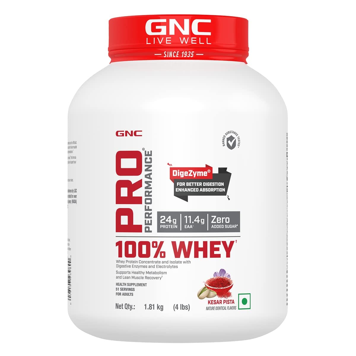 GNC Pro Performance 100% Whey Protein Powder | Boosts Strength & Endurance | Builds Lean Muscles | Fastens Muscle Recovery | Formulated In USA | 24...
GNC Pro Performance 100% Whey Protein Powder | Boosts Strength & Endurance | Builds Lean Muscles | Fastens Muscle Recovery | Formulated In USA | 24...