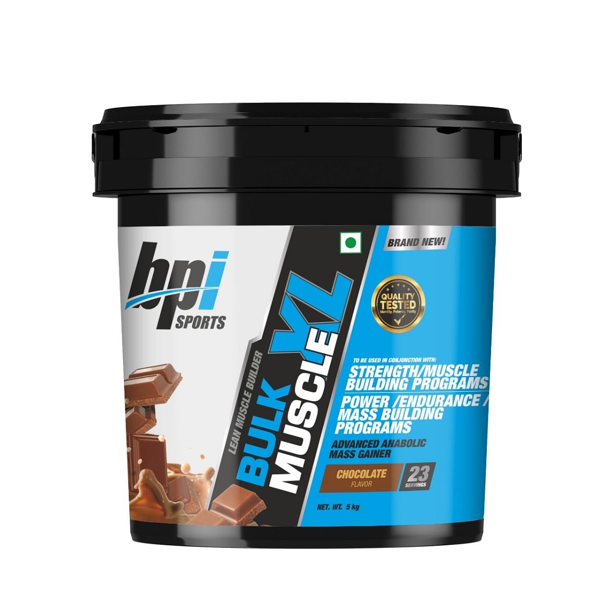 BPI Bulk Muscle XL |Gain Weight, Post|Workout, 50g Protein, 144g Carb, Chocolate, 5kg
BPI Bulk Muscle XL |Gain Weight, Post|Workout, 50g Protein, 144g Carb, Chocolate, 5kg
