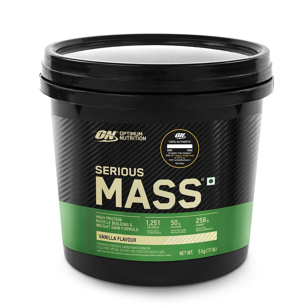 Optimum Nutrition (ON) Serious Mass High Protein Weight Gain Powder(Veg)- 5 kg (Vanilla) with 23+ Vitamins-Minerals, Glutamine & 3g Creatine
Optimum Nutrition (ON) Serious Mass High Protein Weight Gain Powder(Veg)- 5 kg (Vanilla) with 23+ Vitamins-Minerals, Glutamine & 3g Creatine