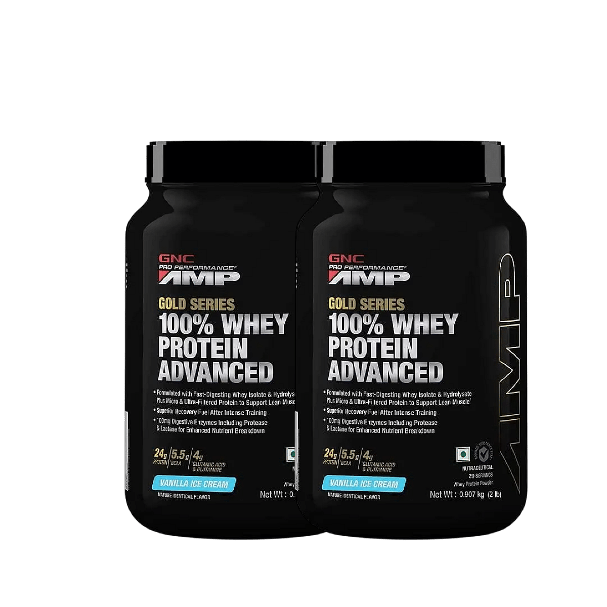 GNC AMP Gold Series 100% Whey Protein Advanced | Lean Muscle Gains | Advanced Fitness Performance | Formulated In USA | 24g Protein | 5.5g BCAA | 4...
GNC AMP Gold Series 100% Whey Protein Advanced | Lean Muscle Gains | Advanced Fitness Performance | Formulated In USA | 24g Protein | 5.5g BCAA | 4...