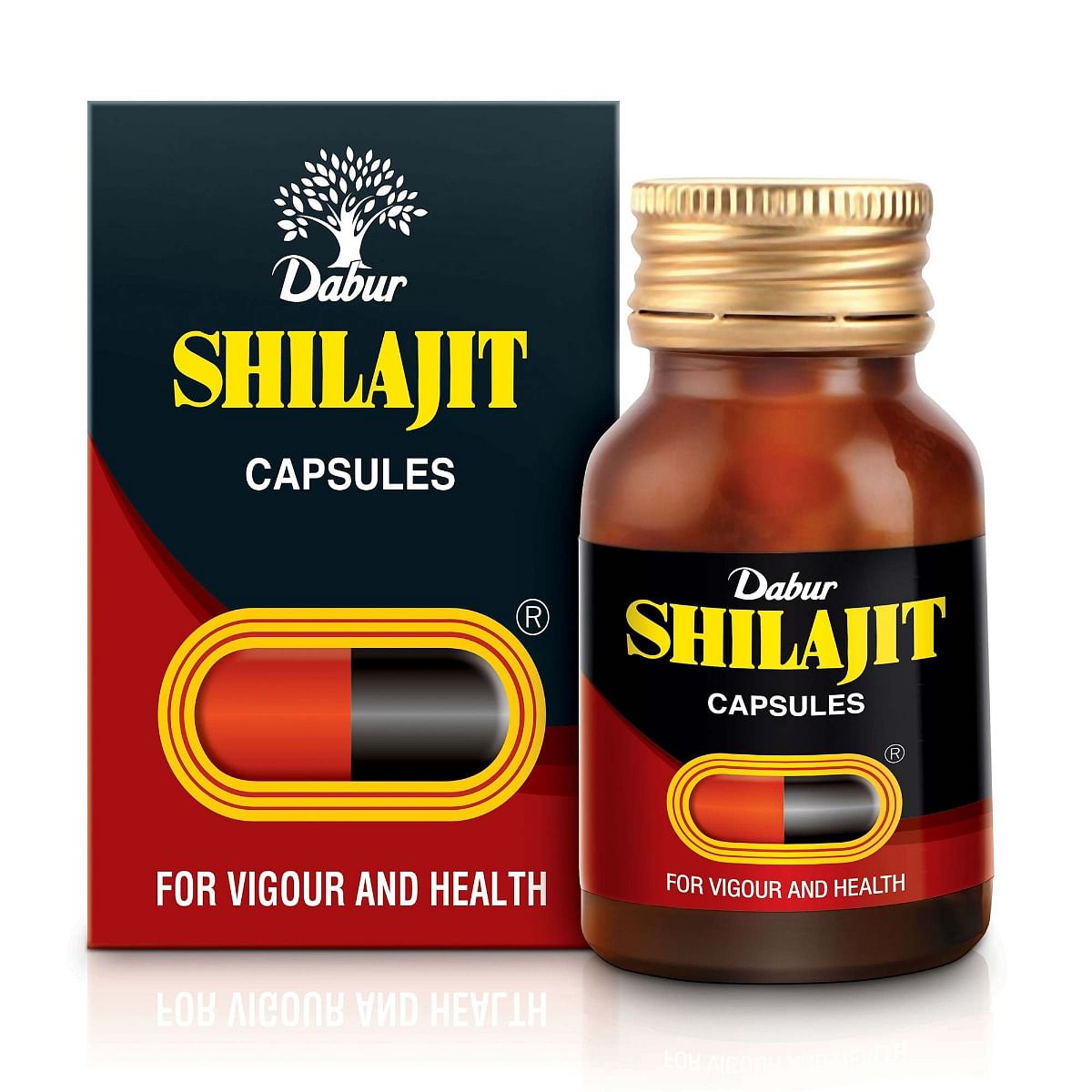 Dabur Shilajit Ayurvedic Capsules - 100 capsules | Pure Shilajit With Antifatigue , Anti Inflammatory Benefits | For Vigour & Strength | Immunity B...
Dabur Shilajit Ayurvedic Capsules - 100 capsules | Pure Shilajit With Antifatigue , Anti Inflammatory Benefits | For Vigour & Strength | Immunity B...