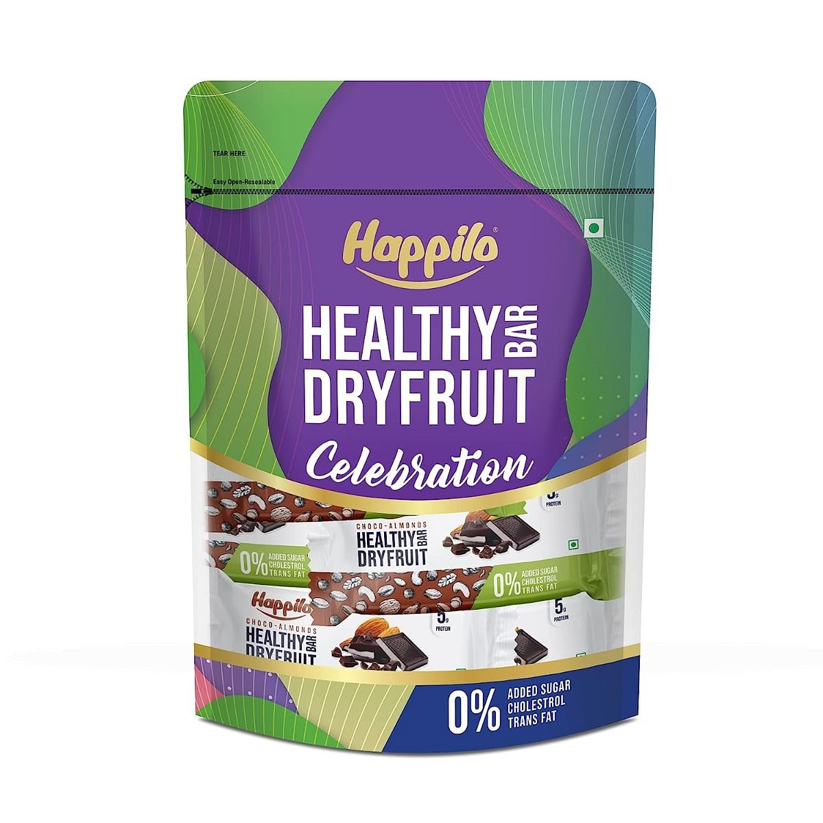 Happilo Celebration Choco Almonds Healthy Dry Fruit Energy Bar (35gx6), Healthy Snack
Happilo Celebration Choco Almonds Healthy Dry Fruit Energy Bar (35gx6), Healthy Snack