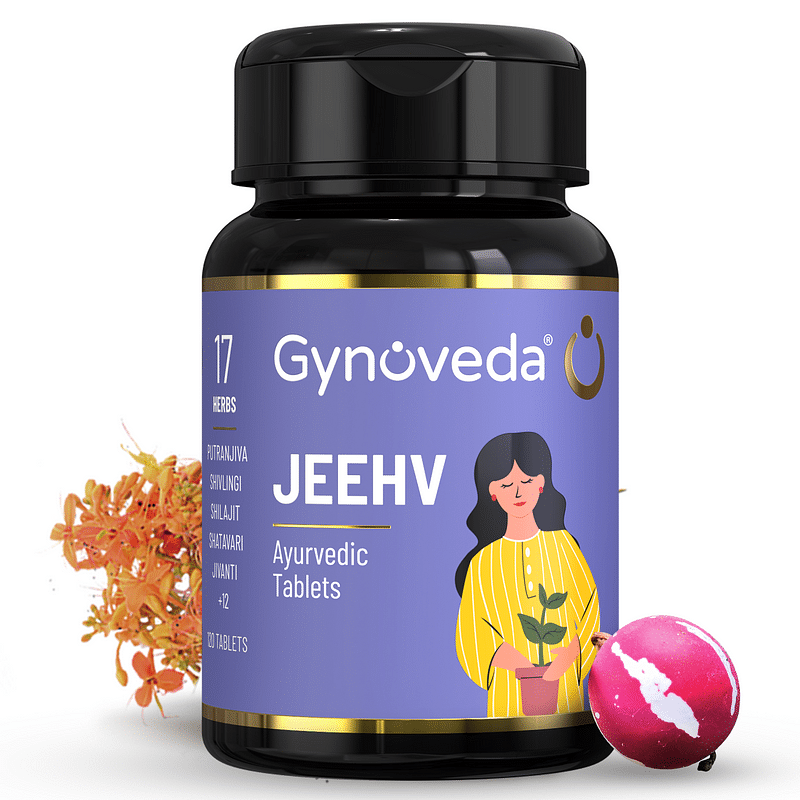 Gynoveda Jeehv with Putrajeevak Beej & Shivlingi Beej for Fertility Support Ayurvedic Supplement For Timely Ovulation & Natural Pregnancy 1 Bottle ...
Gynoveda Jeehv with Putrajeevak Beej & Shivlingi Beej for Fertility Support Ayurvedic Supplement For Timely Ovulation & Natural Pregnancy 1 Bottle ...