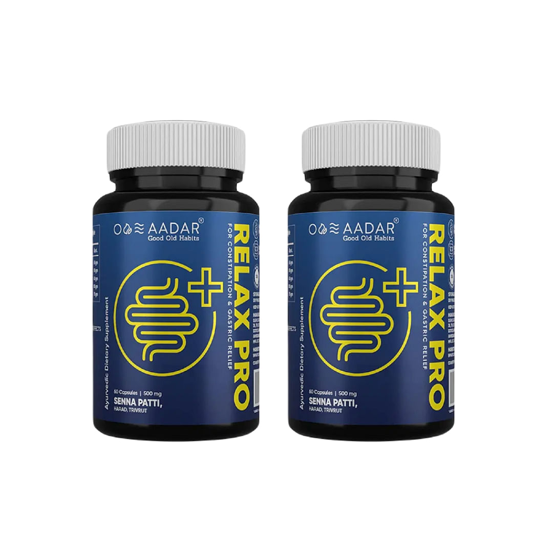 AADAR RELAX PRO | Ayurvedic Natural Laxative For Fast Constipation Relief & Gastric Troubles | Improves Digestion & Regulates Bowel Movement | 60 C...
AADAR RELAX PRO | Ayurvedic Natural Laxative For Fast Constipation Relief & Gastric Troubles | Improves Digestion & Regulates Bowel Movement | 60 C...