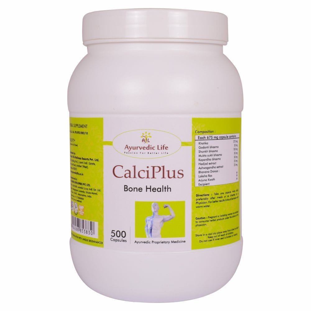 Ayurvedic Life CALCIPLUS - 500 Capsules
Ayurvedic Life CALCIPLUS - 500 Capsules