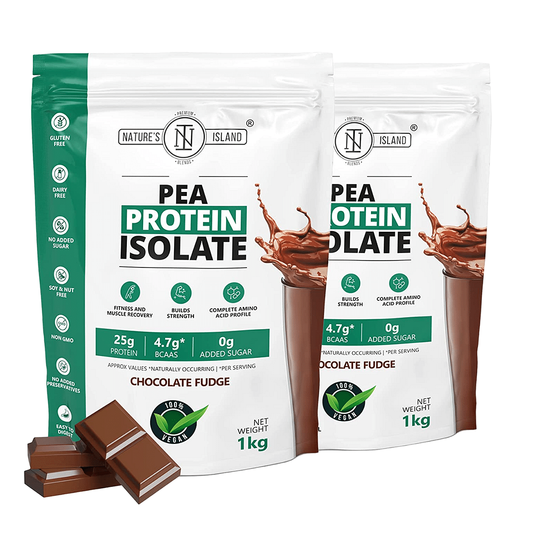 Nature's Island 2kg Vegan Plant Protein Powder (Chocolate) 25g Protein (Pea Protein Isolate) with Complete Amino Acid Profile, Dairy Free, Zero Sug...
Nature's Island 2kg Vegan Plant Protein Powder (Chocolate) 25g Protein (Pea Protein Isolate) with Complete Amino Acid Profile, Dairy Free, Zero Sug...