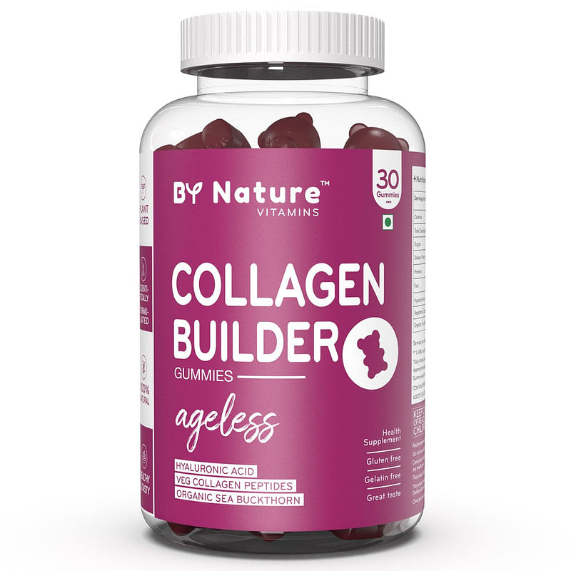 By Nature Collagen Builder Gummies for Skin with Hyaluronic Acid, Vegetarian Collagen Peptides & Organic Sea Buckthorn (30-Day Pack) Supports Glowi...
By Nature Collagen Builder Gummies for Skin with Hyaluronic Acid, Vegetarian Collagen Peptides & Organic Sea Buckthorn (30-Day Pack) Supports Glowi...