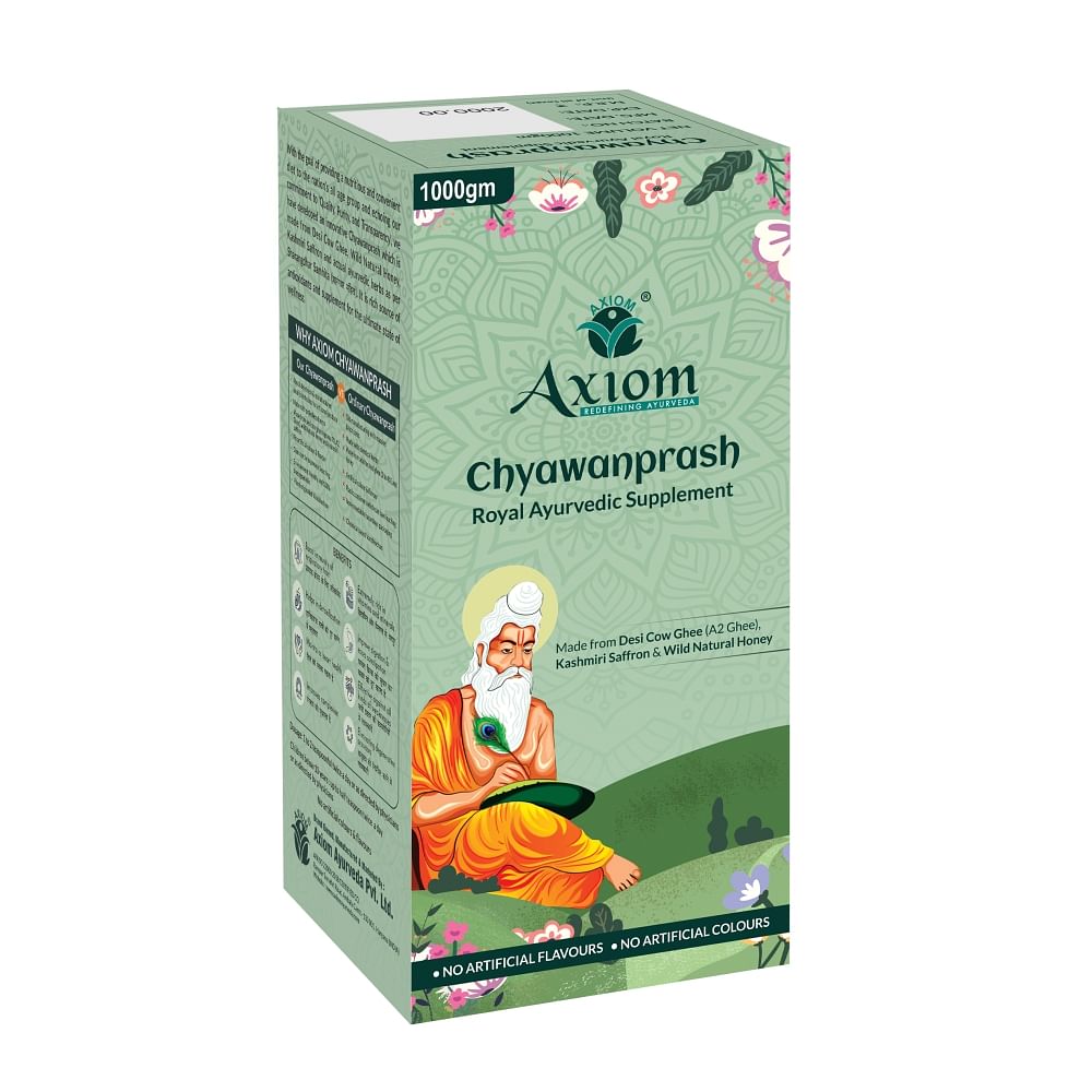 Axiom Royal Ayurvedic Chyawanprash - 1kg | 2X Immunity | With 50+ Ayurvedic Herbs|Natural Immunity Booster | Improves Strength, Stamina & Energy
Axiom Royal Ayurvedic Chyawanprash - 1kg | 2X Immunity | With 50+ Ayurvedic Herbs|Natural Immunity Booster | Improves Strength, Stamina & Energy