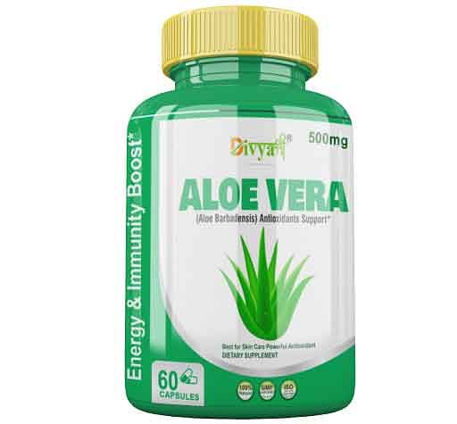 Divya Shree Aloe Vera Capsules Blood Purifier Anti Acne Anti