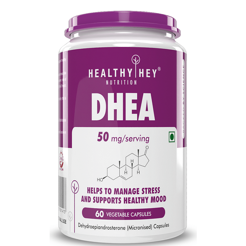 HealthyHey Nutrition DHEA 50mg | 60 Veg. Capsules | Non-GMO, Gluten Free Supplement
HealthyHey Nutrition DHEA 50mg | 60 Veg. Capsules | Non-GMO, Gluten Free Supplement