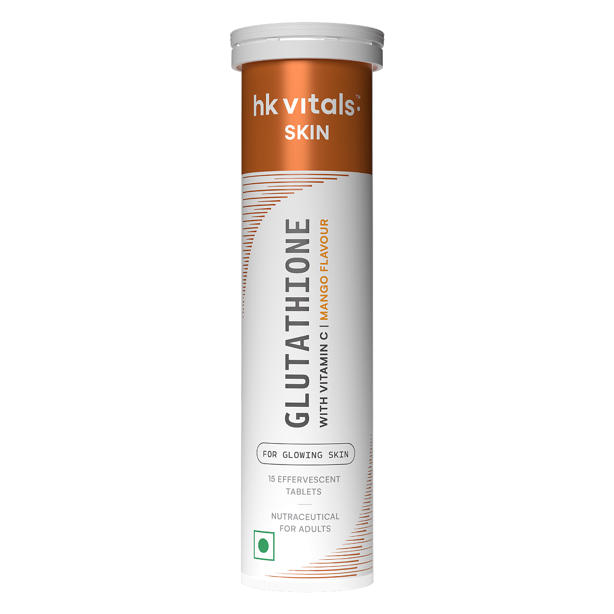HK Vitals Glutathione (Mango, 15 Effervescent Tablets) | L-Glutathione Tablets with Vitamin C & E | For Skin Glow & Hydration
HK Vitals Glutathione (Mango, 15 Effervescent Tablets) | L-Glutathione Tablets with Vitamin C & E | For Skin Glow & Hydration