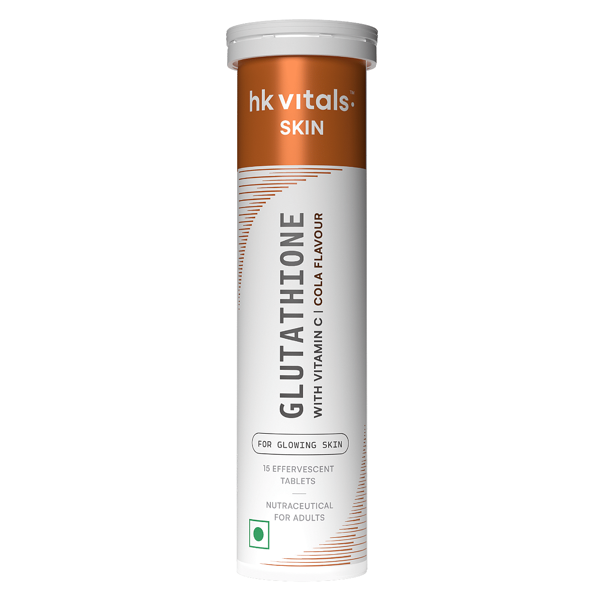 HK Vitals Glutathione (Cola, 15 Effervescent Tablets) | L-Glutathione Tablets with Vitamin C & E | For Skin Glow & Hydration
HK Vitals Glutathione (Cola, 15 Effervescent Tablets) | L-Glutathione Tablets with Vitamin C & E | For Skin Glow & Hydration