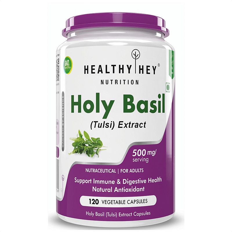 HealthyHey Tulsi Extract (Holy Basil Extract) - Supports Stress and Immune System - 120 Vegetarian Caps
HealthyHey Tulsi Extract (Holy Basil Extract) - Supports Stress and Immune System - 120 Vegetarian Caps