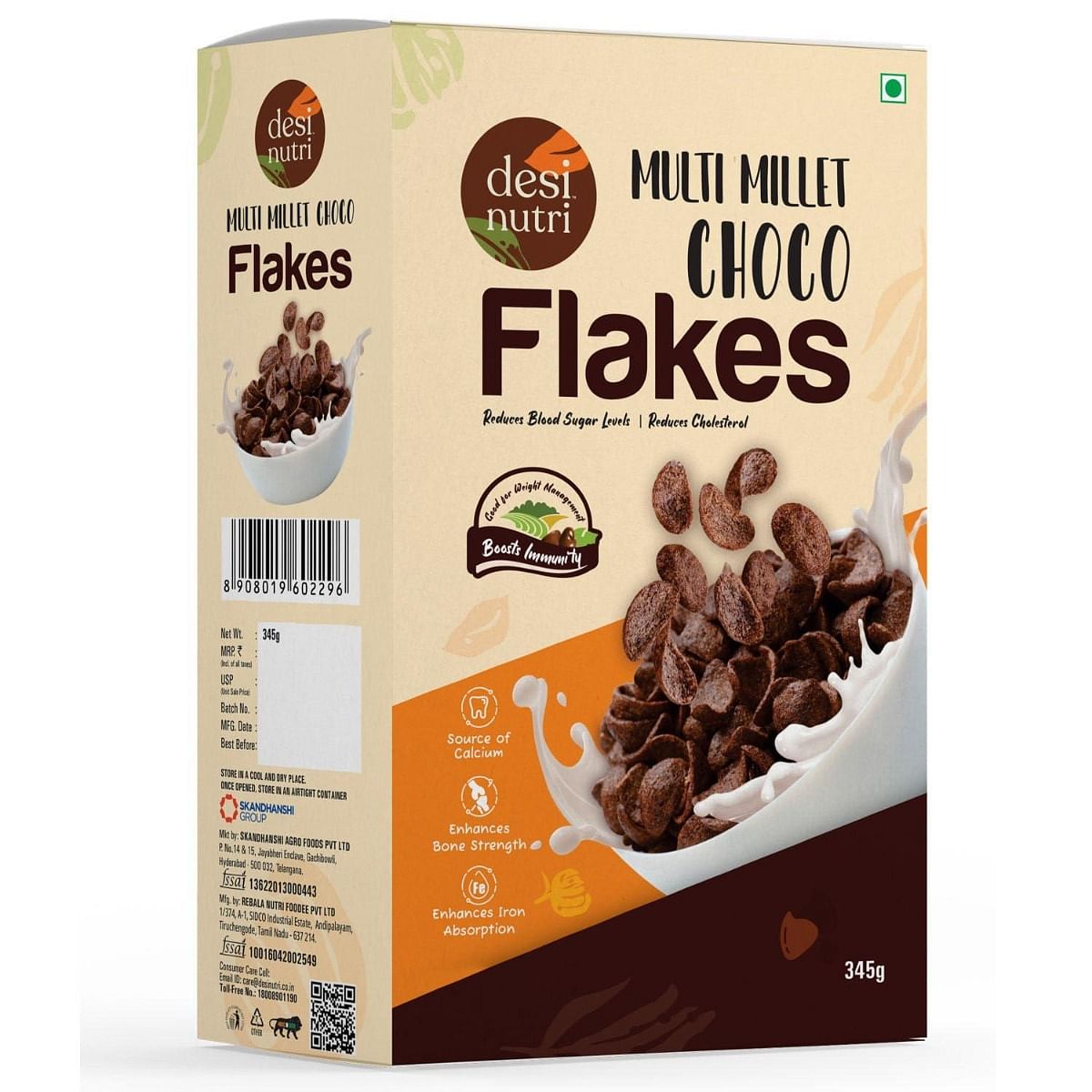 Desi Nutri Combo Offer Buy 2 Choco Flakes & Get Pan Cake FREE | Multi Millet Health Choco Flakes | Ready to Eat Choco Flakes | Ready to Eat Multi M...
Desi Nutri Combo Offer Buy 2 Choco Flakes & Get Pan Cake FREE | Multi Millet Health Choco Flakes | Ready to Eat Choco Flakes | Ready to Eat Multi M...