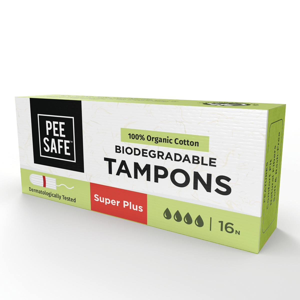 Pee Safe 100% Organic Cotton Tampons | Super Plus | For Heavy Flow | Comfortable & Stain-Free Experience | Ultra Soft & Highly Absorbent | Rash & I...
Pee Safe 100% Organic Cotton Tampons | Super Plus | For Heavy Flow | Comfortable & Stain-Free Experience | Ultra Soft & Highly Absorbent | Rash & I...