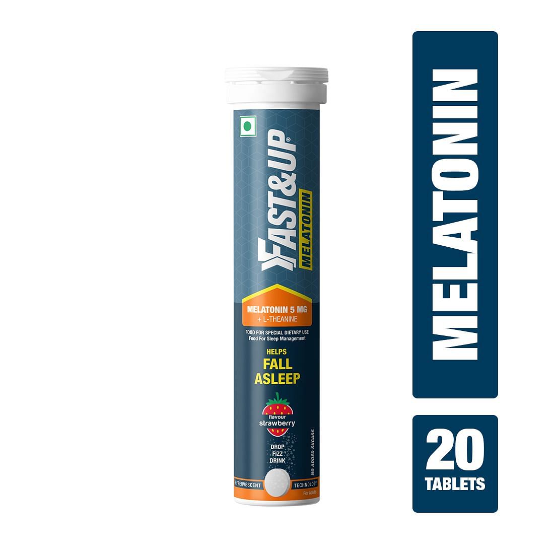 Fast & Up Melatonin 5mg with L-Theanine 100mg. Healthy Sleep Supplement. Helps Improve Quality Sleep and Relaxation
Fast & Up Melatonin 5mg with L-Theanine 100mg. Healthy Sleep Supplement. Helps Improve Quality Sleep and Relaxation