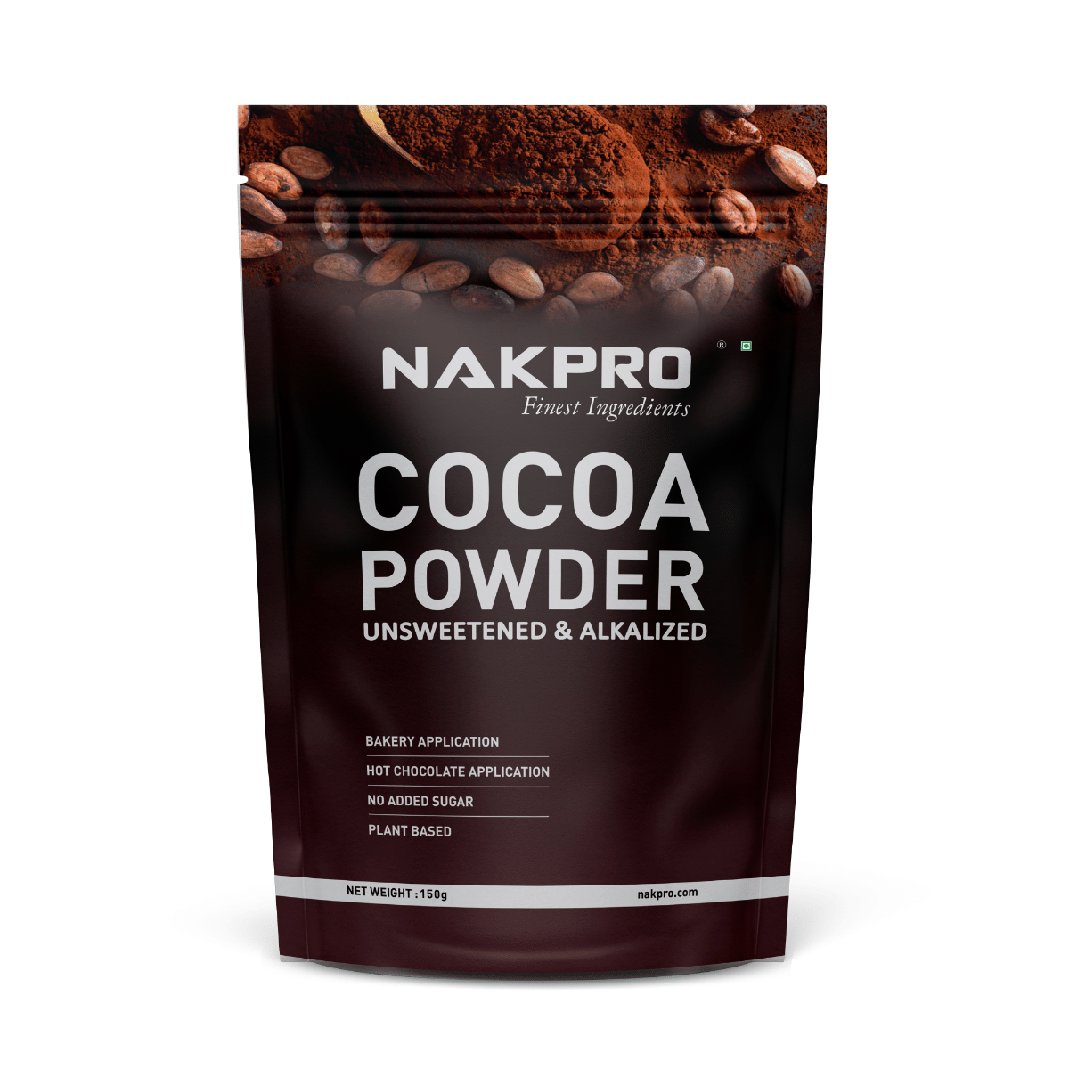 NAKPRO 100% Pure & Natural Unsweetened Plant Based Cocoa Powder, 150g | 22.5g Protein | Ideal for Cake, Baking, Hot Chocolate, Milkshakes & More
NAKPRO 100% Pure & Natural Unsweetened Plant Based Cocoa Powder, 150g | 22.5g Protein | Ideal for Cake, Baking, Hot Chocolate, Milkshakes & More