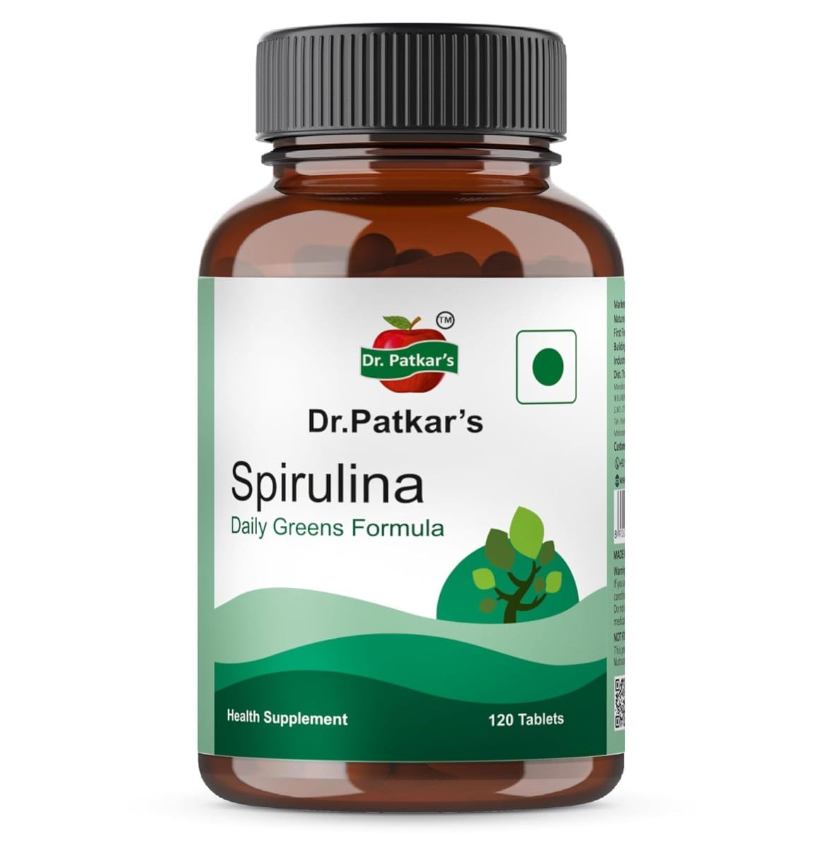 Dr. Patkar's Spirulina 120 Tablets With Protein-rich vegetarian | 2000 mg Per Serving | Superfood Support Detox, Energy Level & Immunity Booster | ...
Dr. Patkar's Spirulina 120 Tablets With Protein-rich vegetarian | 2000 mg Per Serving | Superfood Support Detox, Energy Level & Immunity Booster | ...