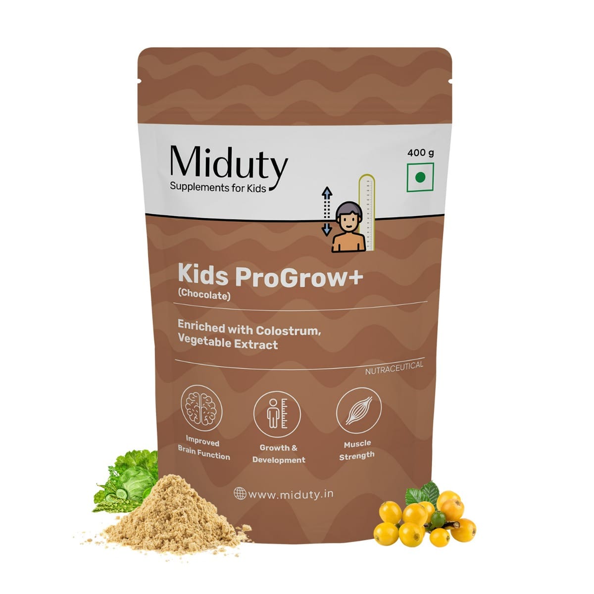 Miduty Kids ProGrow+ Chocolate Health Drink
Miduty Kids ProGrow+ Chocolate Health Drink