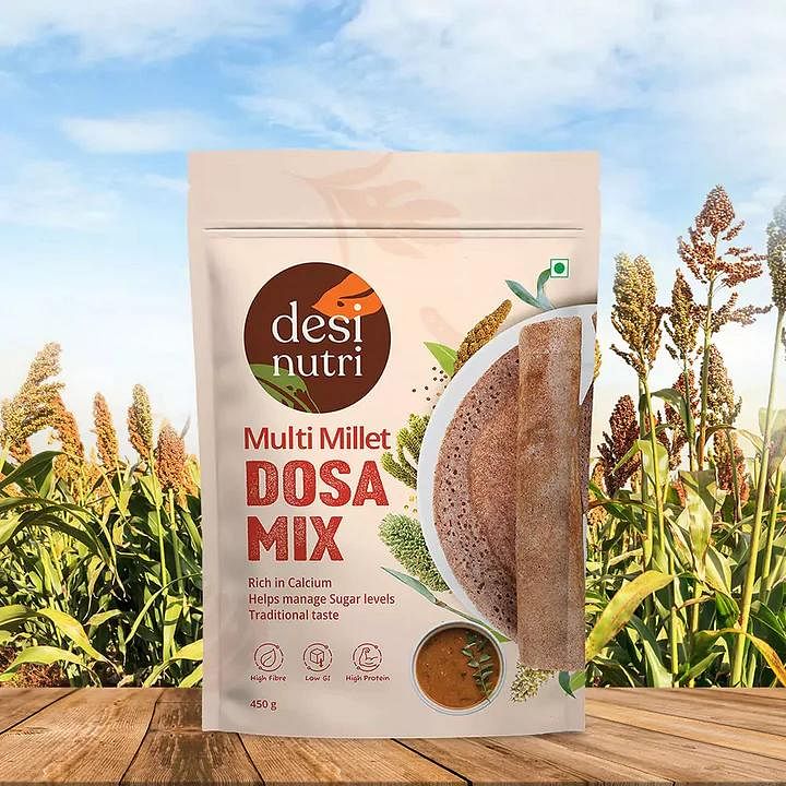 Desi Nutri Multi Millet Dosa Mix Buy 2 Get 1 Free | Millet Dosa Mix | Dosa Batter with Millets | Instant Millet Dosa Mix - 450gms Each | Pack Of 3|...
Desi Nutri Multi Millet Dosa Mix Buy 2 Get 1 Free | Millet Dosa Mix | Dosa Batter with Millets | Instant Millet Dosa Mix - 450gms Each | Pack Of 3|...