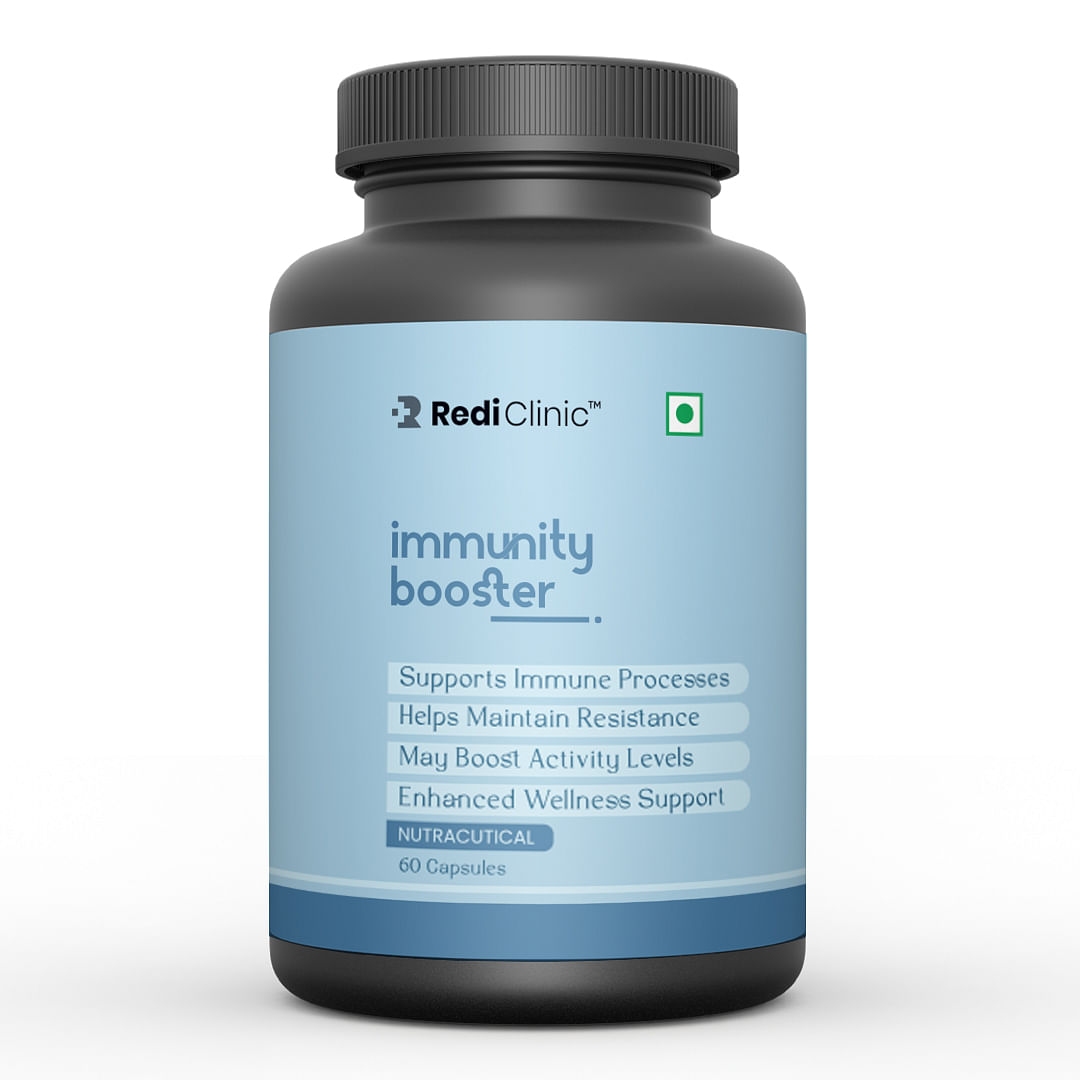 RediClinic Immunity Booster Capsules | Boost Energy | Helps Build Strength & Stamina | Builds Overall Health | Good for Digestion - 60 Capsules
RediClinic Immunity Booster Capsules | Boost Energy | Helps Build Strength & Stamina | Builds Overall Health | Good for Digestion - 60 Capsules