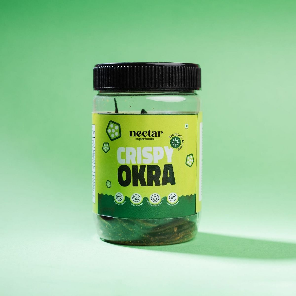 Nectar Superfoods Sun Dried – Air Fried CRISPY OKRA Vegetable Chips with Exotic Herbs | Okra Chips | Guilt Free, Vegan Friendly & Low Fat | 40 gram...
Nectar Superfoods Sun Dried – Air Fried CRISPY OKRA Vegetable Chips with Exotic Herbs | Okra Chips | Guilt Free, Vegan Friendly & Low Fat | 40 gram...