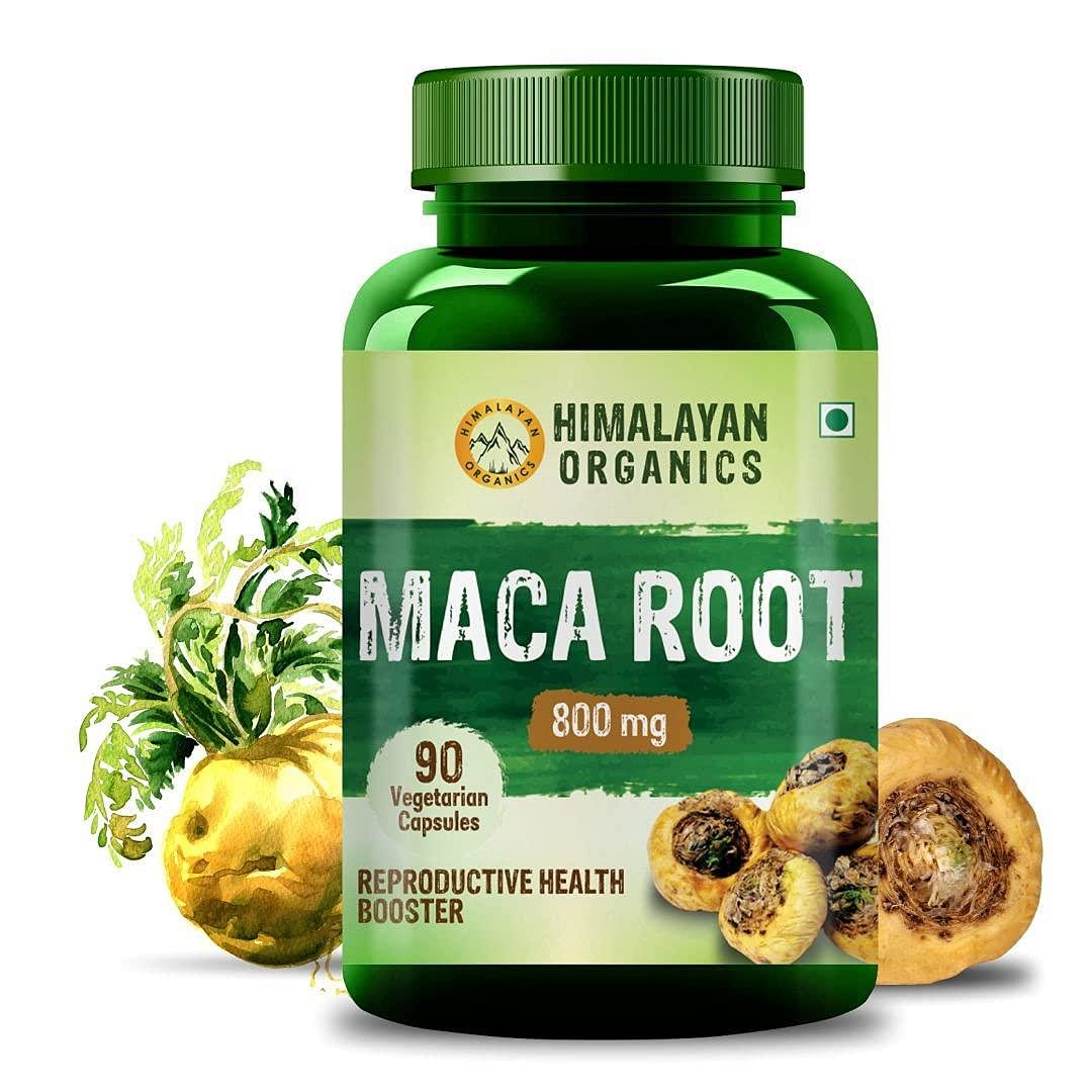 Himalayan Organics Maca Root Extract 800Mg | Help In Reproductive Growth | Improves Energy And Stamina | Good For Men And Women - 90 Vegetarian Cap...
Himalayan Organics Maca Root Extract 800Mg | Help In Reproductive Growth | Improves Energy And Stamina | Good For Men And Women - 90 Vegetarian Cap...