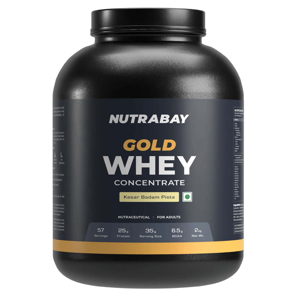 Nutrabay Gold 100% Whey Protein Concentrate with Digestive Enzymes & Vitamin Minerals, 25g Protein | Protein Powder for Muscle Support & Recovery -...
Nutrabay Gold 100% Whey Protein Concentrate with Digestive Enzymes & Vitamin Minerals, 25g Protein | Protein Powder for Muscle Support & Recovery -...