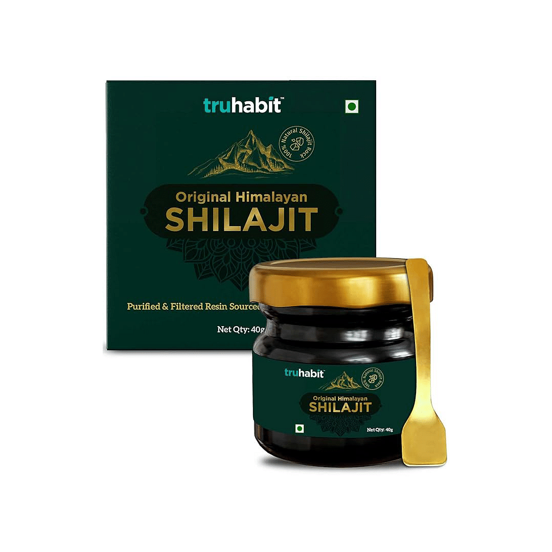 Truhabit Original Himalayan Shilajit Resin | 10 Gram | 100% Natural | Stamina Booster | Improve Testosterone levels | Revitalize Immunity | Purifie...
Truhabit Original Himalayan Shilajit Resin | 10 Gram | 100% Natural | Stamina Booster | Improve Testosterone levels | Revitalize Immunity | Purifie...