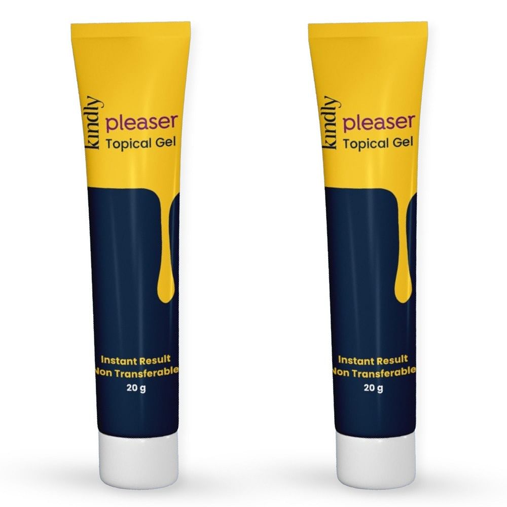 Kindly Health Pleaser Topical Gel | Non-Transferrable Gel For Men | Alcohol Free | Easy To Use | 40 g | Pack of 2
Kindly Health Pleaser Topical Gel | Non-Transferrable Gel For Men | Alcohol Free | Easy To Use | 40 g | Pack of 2
