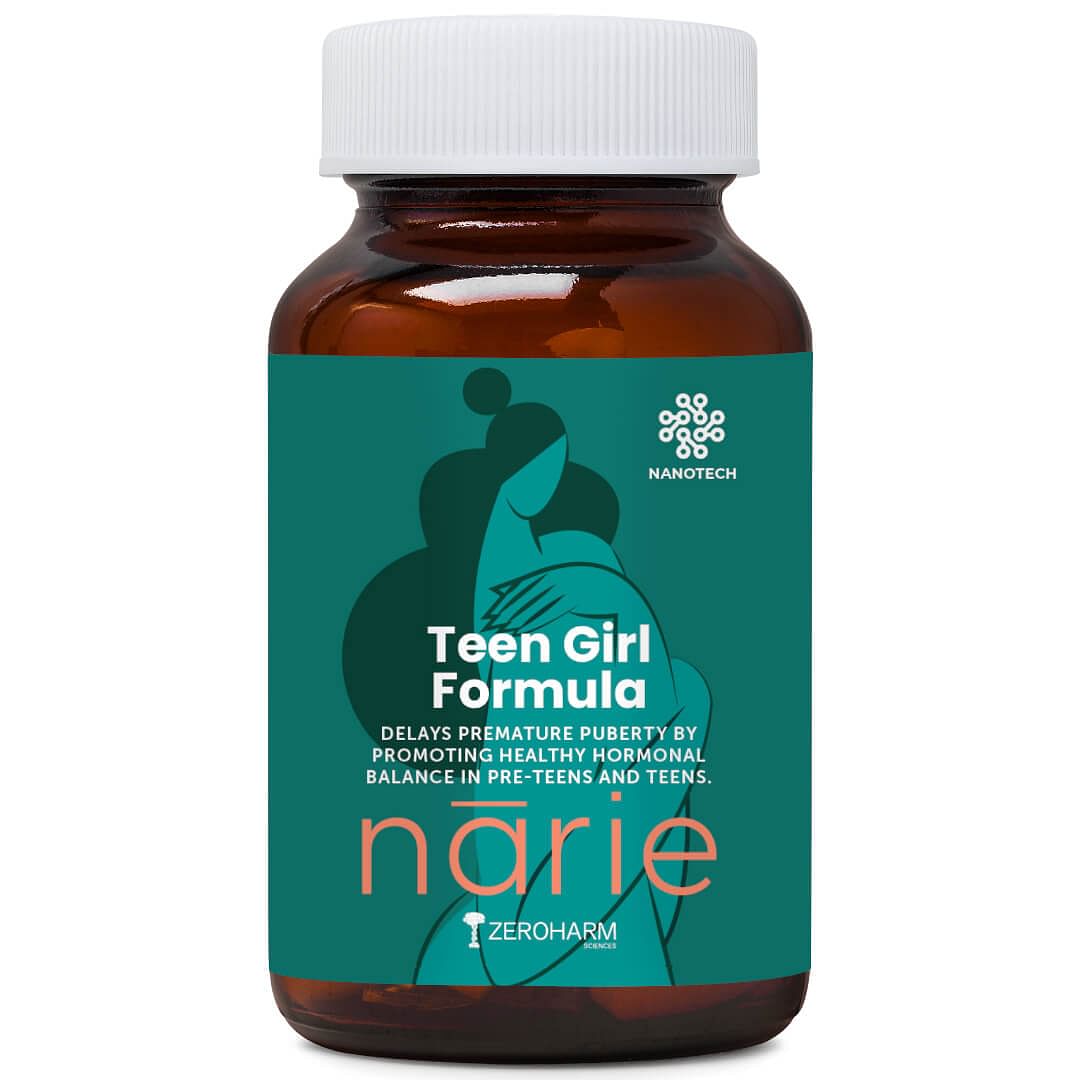 Narie Teen Girl Formula 60 Veg tablets |Hormonal balance,Prevents premature puberty,Regular periods
Narie Teen Girl Formula 60 Veg tablets |Hormonal balance,Prevents premature puberty,Regular periods
