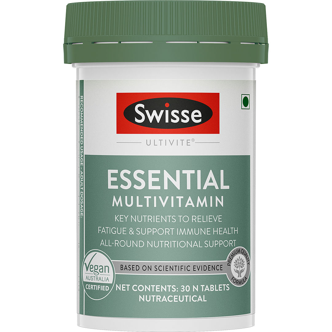 Swisse Ultivite Essential Multivitamin Key Nutrients To Relieve Fatigue & Support Immune Health All - Round Nutritional Support - 30 Tablets
Swisse Ultivite Essential Multivitamin Key Nutrients To Relieve Fatigue & Support Immune Health All - Round Nutritional Support - 30 Tablets