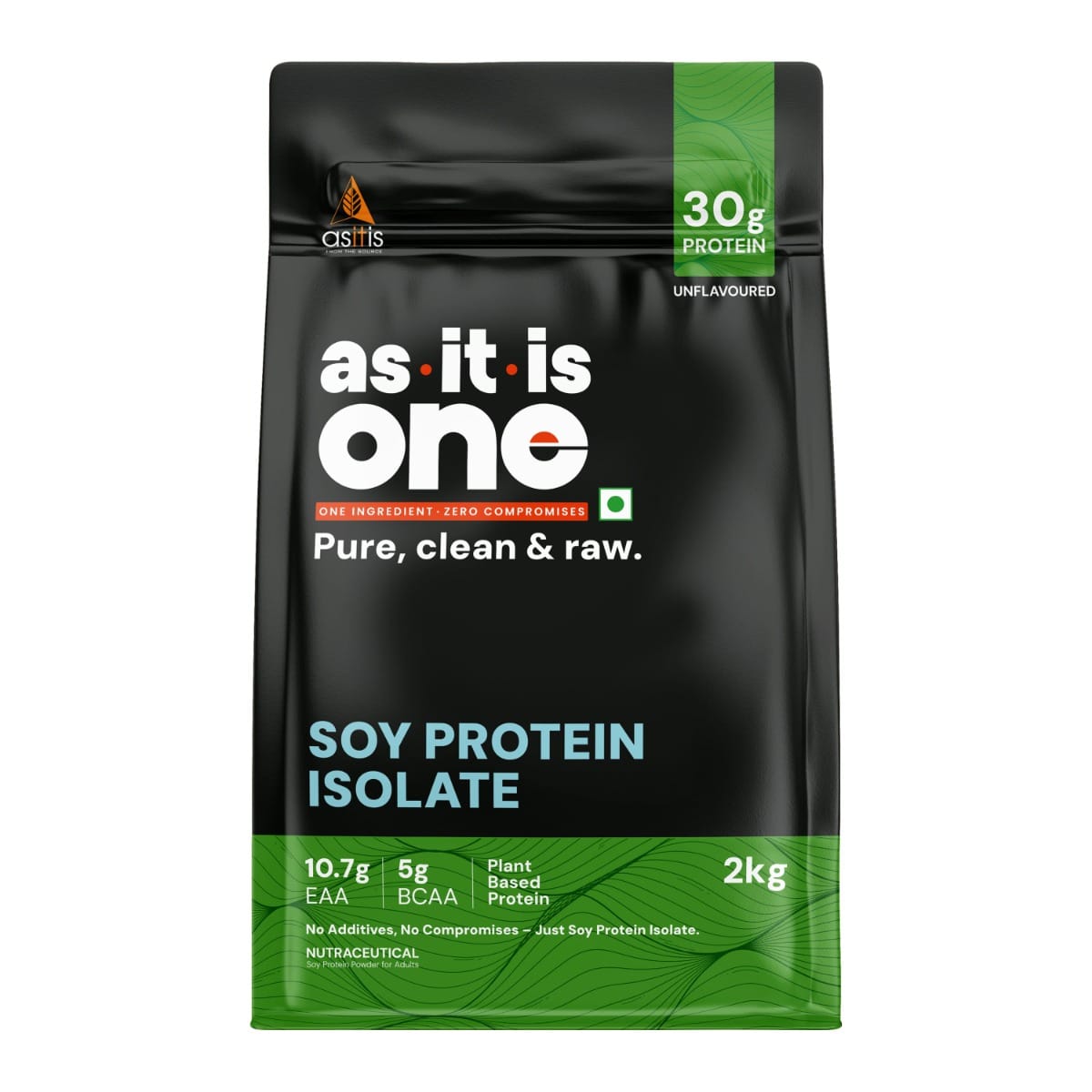 AS-IT-IS One Soy Protein Isolate - Light on Gut, Complete Amino Acid Profile, Unflavoured 2Kg, Plant based, Supports Muscle Repair & Growth, Ideal ...
AS-IT-IS One Soy Protein Isolate - Light on Gut, Complete Amino Acid Profile, Unflavoured 2Kg, Plant based, Supports Muscle Repair & Growth, Ideal ...