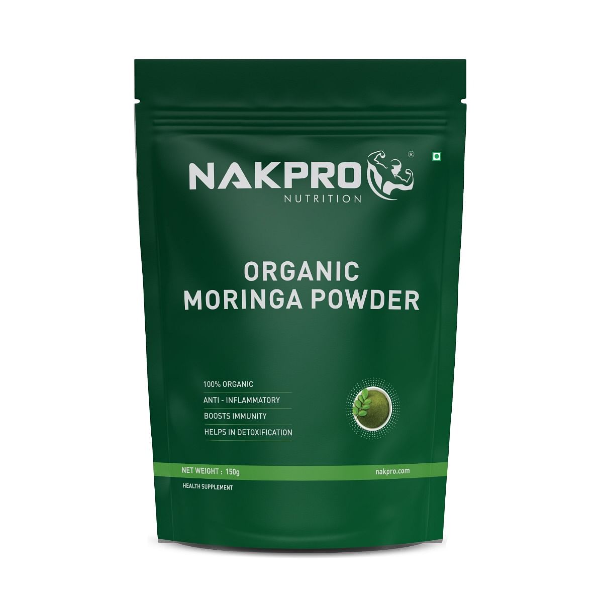 NAKPRO 100% Organic Moringa Powder -150g | Protein Rich Natural Multivitamin & Antioxidant | DrumStick Leaves Powder for Skin, Hair Health, Detoxif...
NAKPRO 100% Organic Moringa Powder -150g | Protein Rich Natural Multivitamin & Antioxidant | DrumStick Leaves Powder for Skin, Hair Health, Detoxif...