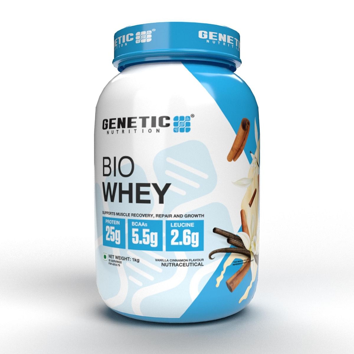 Genetic Nutrition Bio Whey Protein Powder | 25g Protein, 5.5g BCAAs,2.6 g Leucine per serving | Grass Fed Whey Protein Supplement for Muscle Recove...
Genetic Nutrition Bio Whey Protein Powder | 25g Protein, 5.5g BCAAs,2.6 g Leucine per serving | Grass Fed Whey Protein Supplement for Muscle Recove...