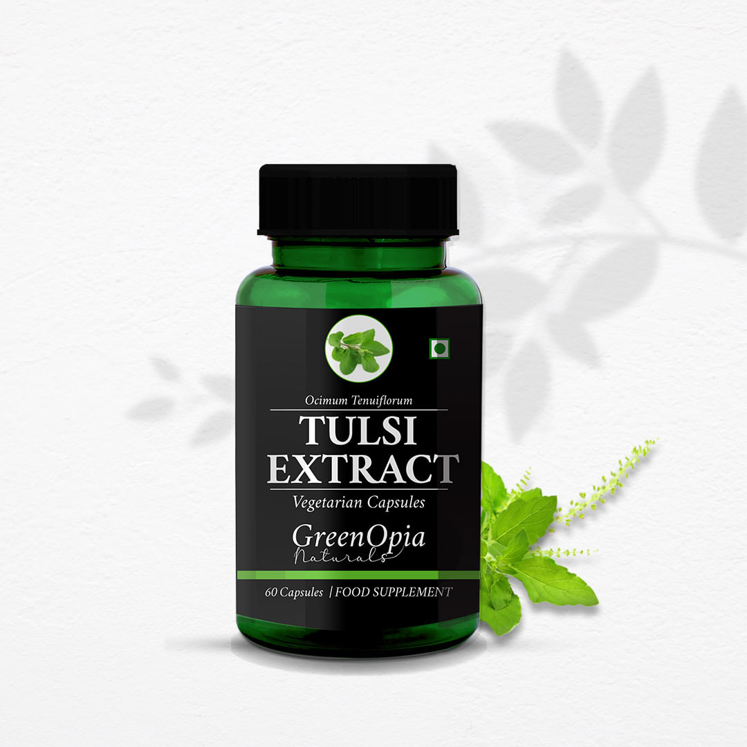 GreenOpia Tulsi 60 Vegetarian Capsules
GreenOpia Tulsi 60 Vegetarian Capsules