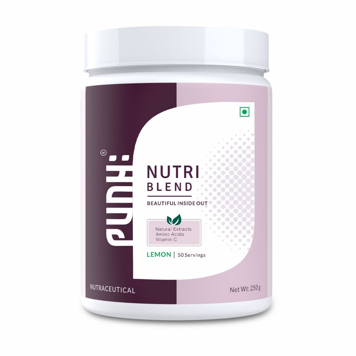 Punh Nutri Blend with Natural Extracts like Amla, Tulsi & Gotu Kola, Amino Acids, Vitamin C, Niacinamide for Anti-Aging, Youthful & Healthier Skin,...
Punh Nutri Blend with Natural Extracts like Amla, Tulsi & Gotu Kola, Amino Acids, Vitamin C, Niacinamide for Anti-Aging, Youthful & Healthier Skin,...
