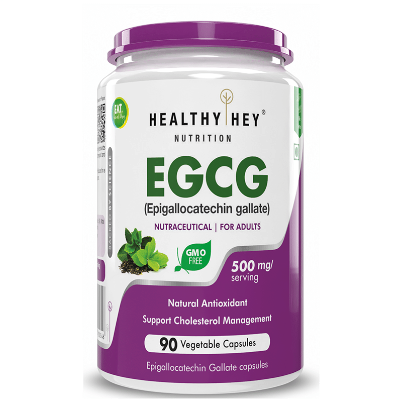HealthyHey Nutrition EGCG from Green Tea Extract - 500mg EGCG - Antioxidant Support - 90 Veg. Capsules
HealthyHey Nutrition EGCG from Green Tea Extract - 500mg EGCG - Antioxidant Support - 90 Veg. Capsules